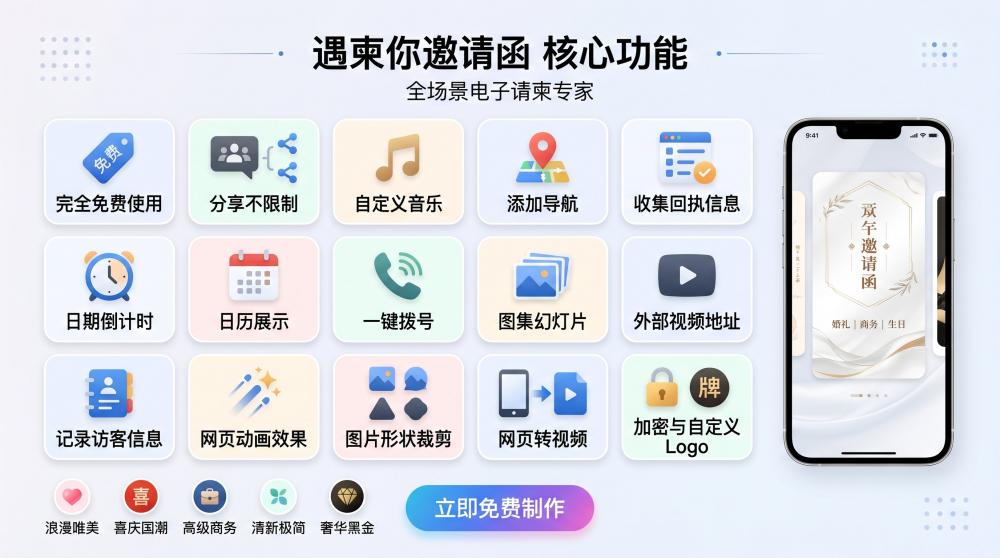 做高端邀请函预算不够？零成本搞定各类请柬，小白也能轻松上手